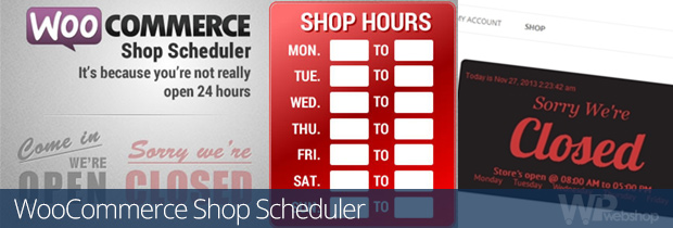 WooCommerce Shop Scheduler